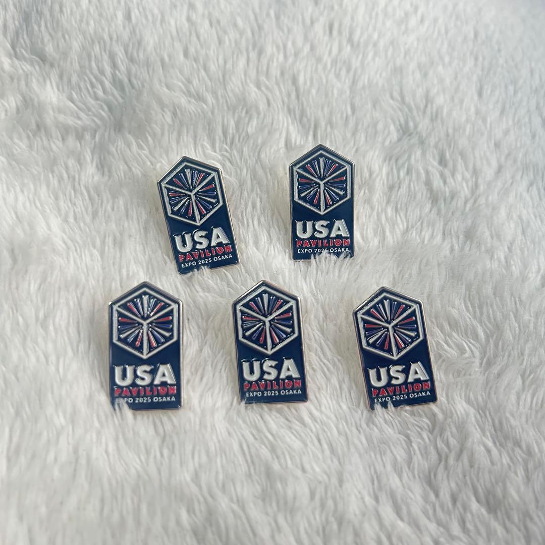 USA Pavilion EXPO 2025 OSAKA ピンバッジ 5個セット