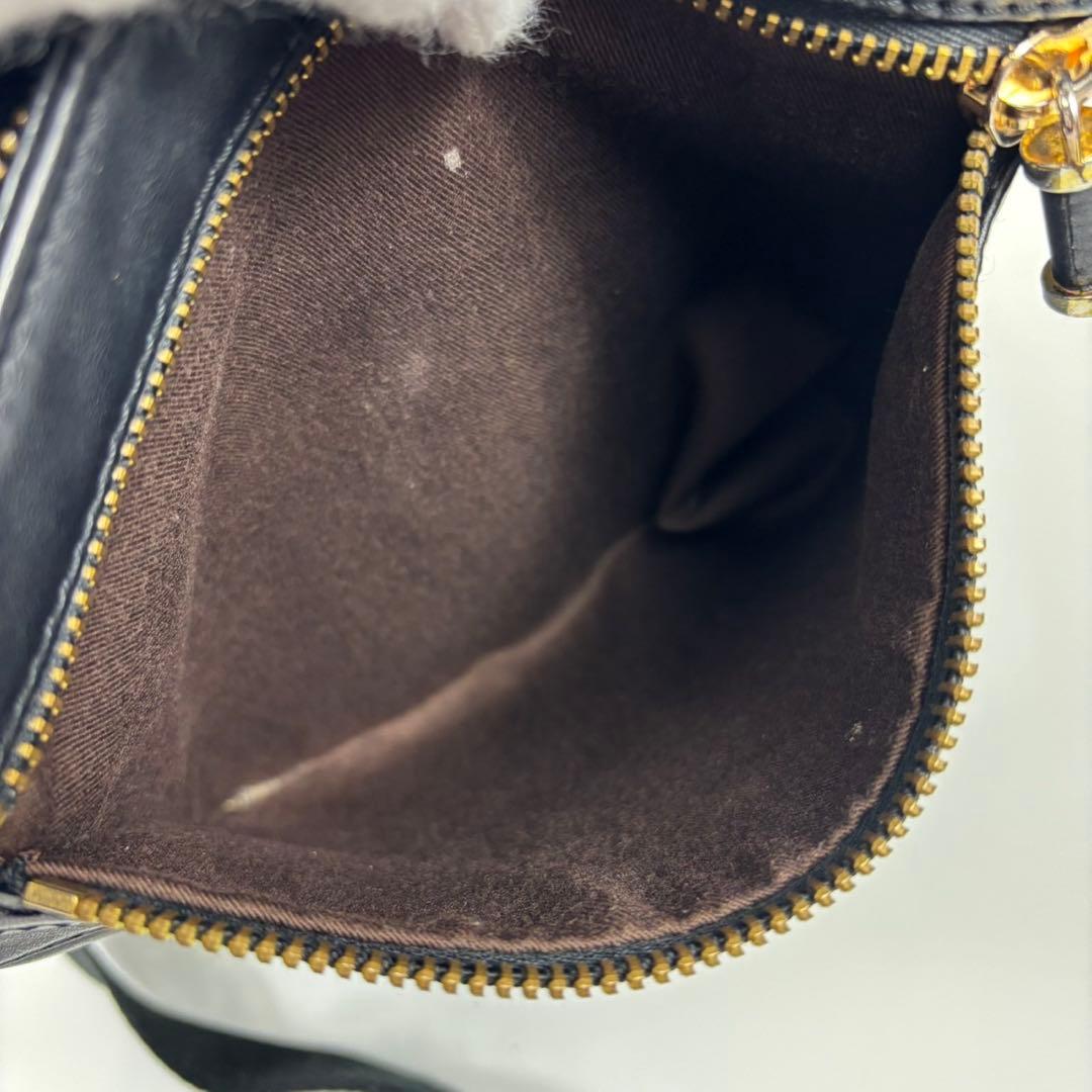 廃盤✨ ドルチェ&ガッバーナ ショルダーバッグ サコッシュ レザー ブラック