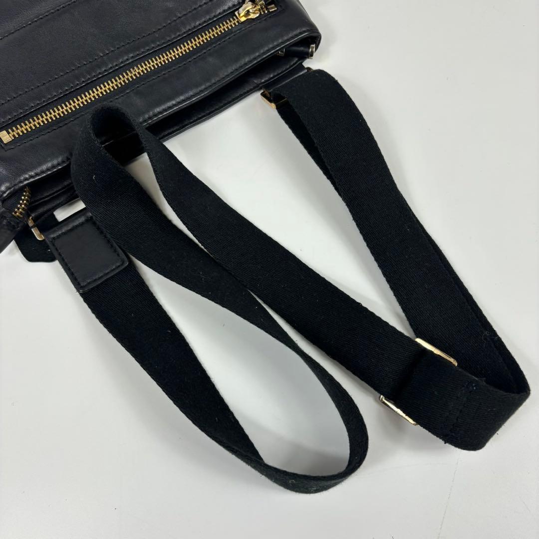 廃盤✨ ドルチェ&ガッバーナ ショルダーバッグ サコッシュ レザー ブラック