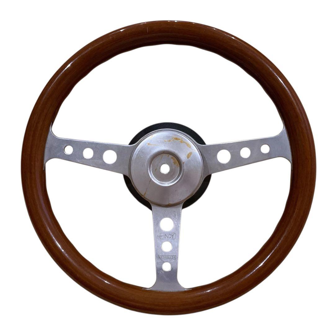 MOMO スーパーインディ ウッドステアリング 91年1月製 モモ　31