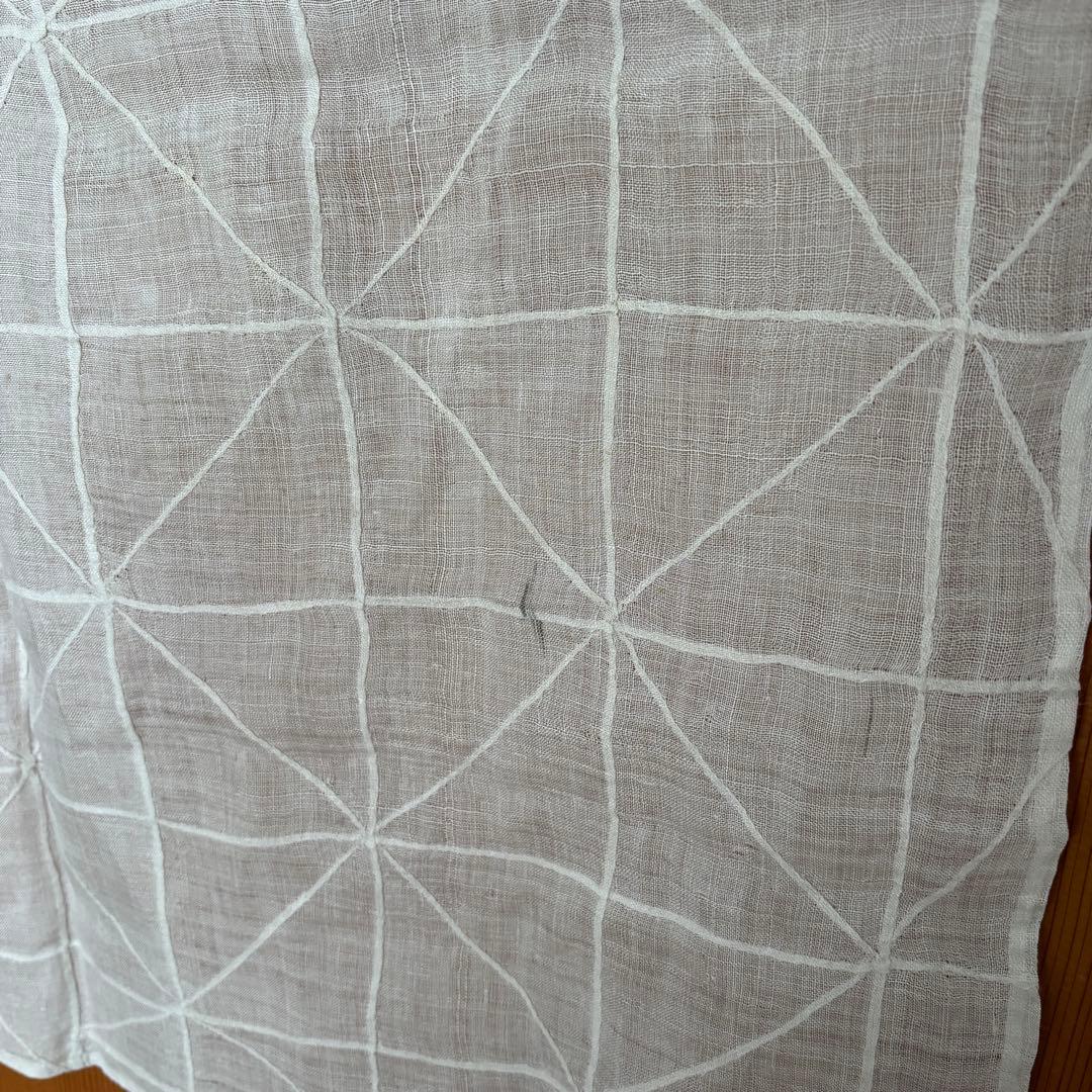 【約69cm】ポジャギ　韓国　アンティーク　骨董　モシ　麻　風呂敷　チョガッポ