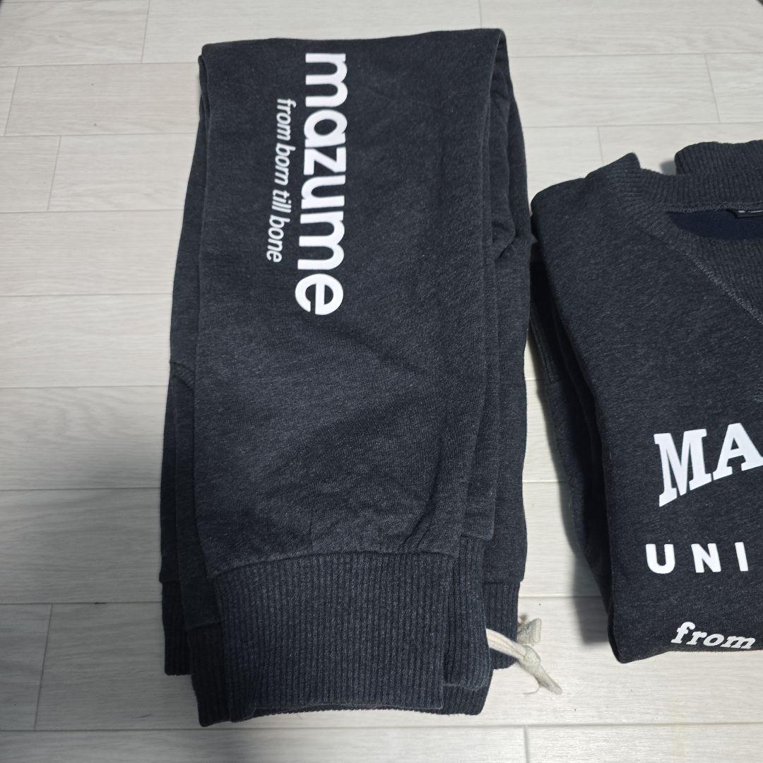 マズメウィンドカット防寒スウェットセットアップ　チャコール