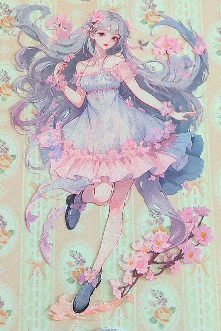 廃盤品✩J851＃花雾花汐(PET)晴惜春切り売り海外人物女の子AIマステ