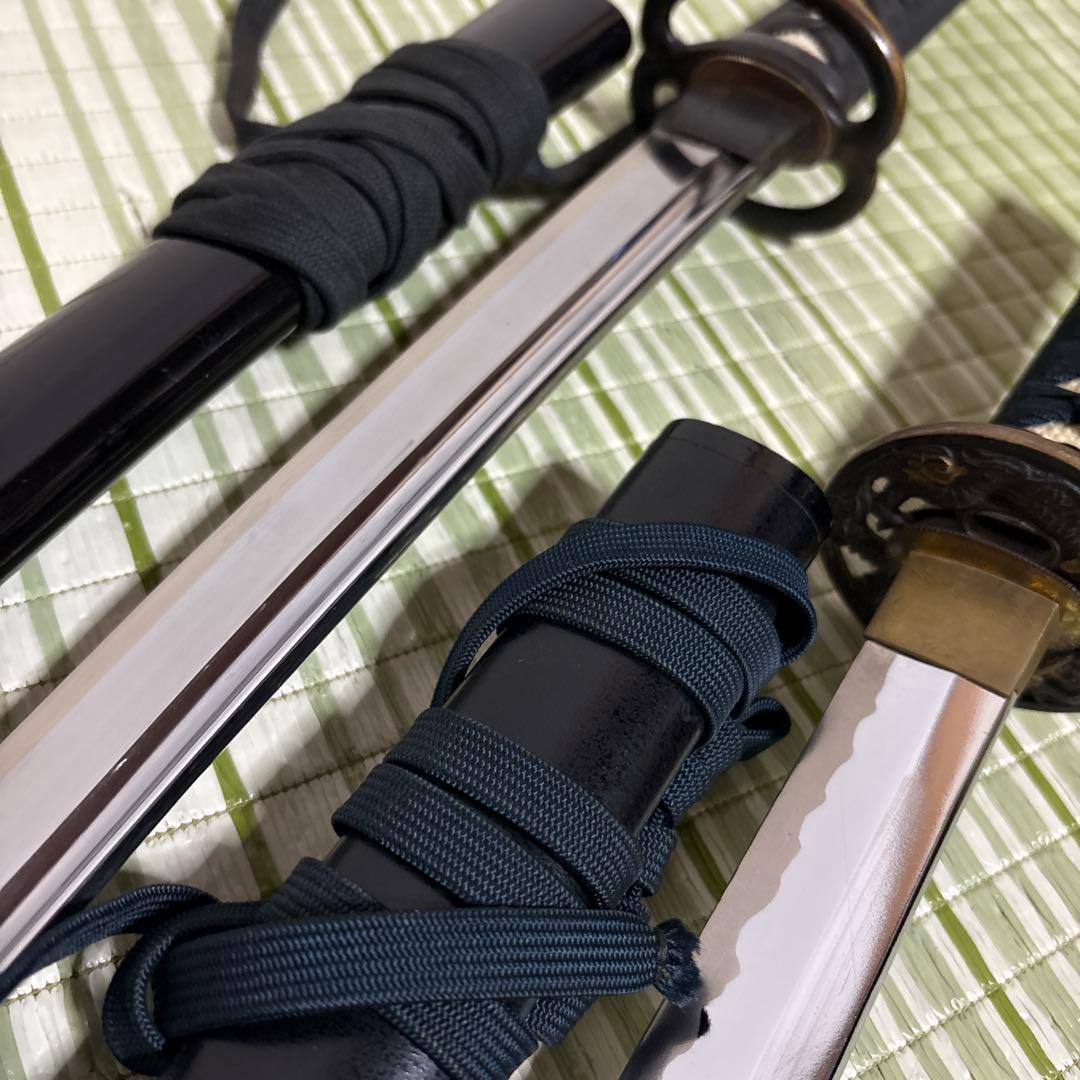 模造刀　模擬刀　武士　侍　伝統工芸　剣　ソード　太刀　小太刀　鞘　2本