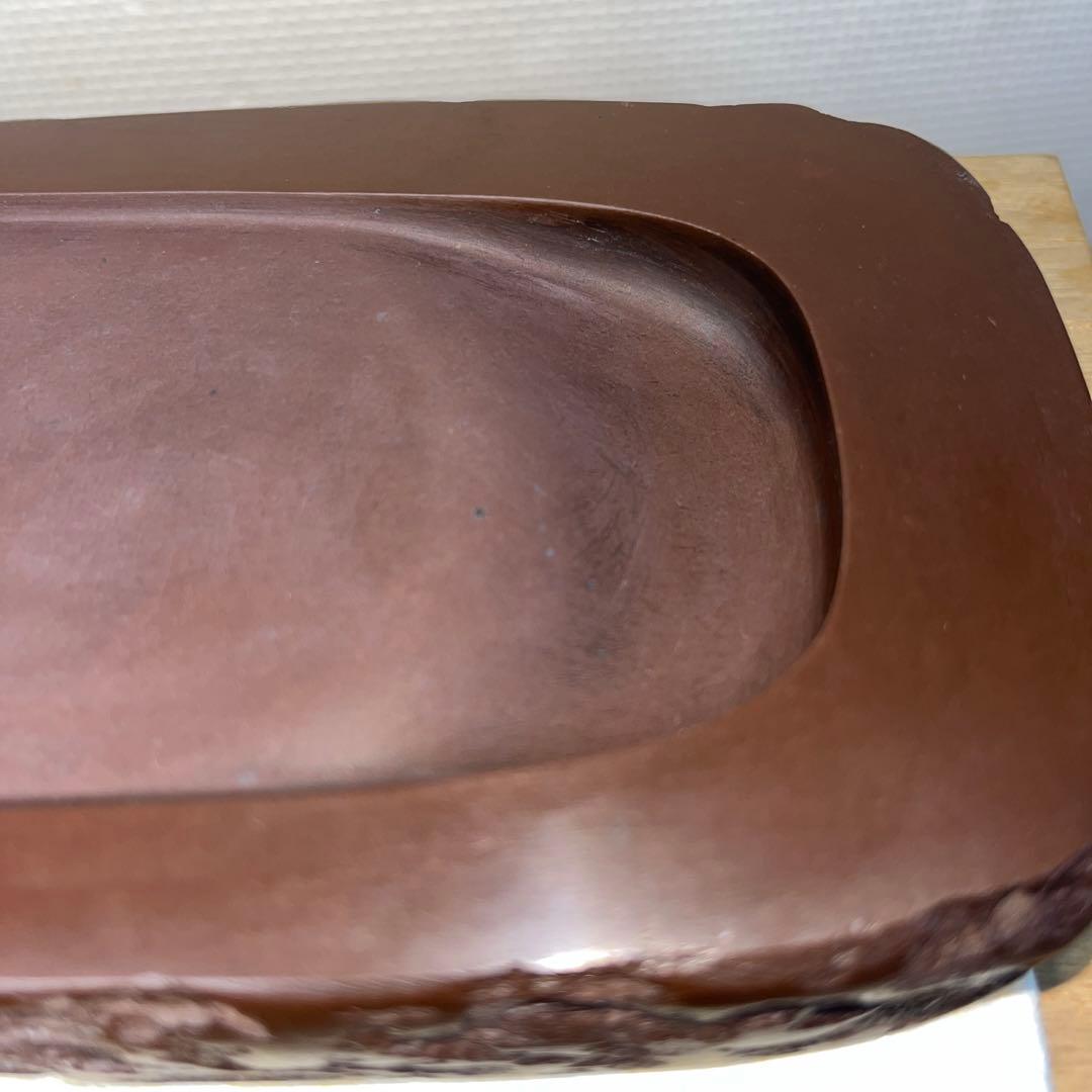 ⭕️赤間硯　名工　堀尾卓司　野面硯　お手頃　女性好みの品