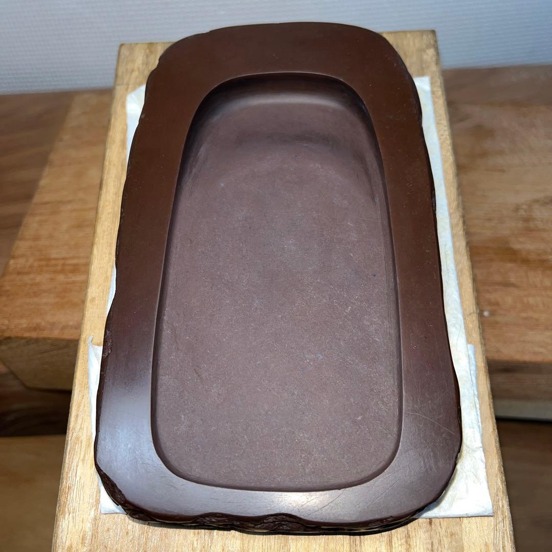 ⭕️赤間硯　名工　堀尾卓司　野面硯　お手頃　女性好みの品