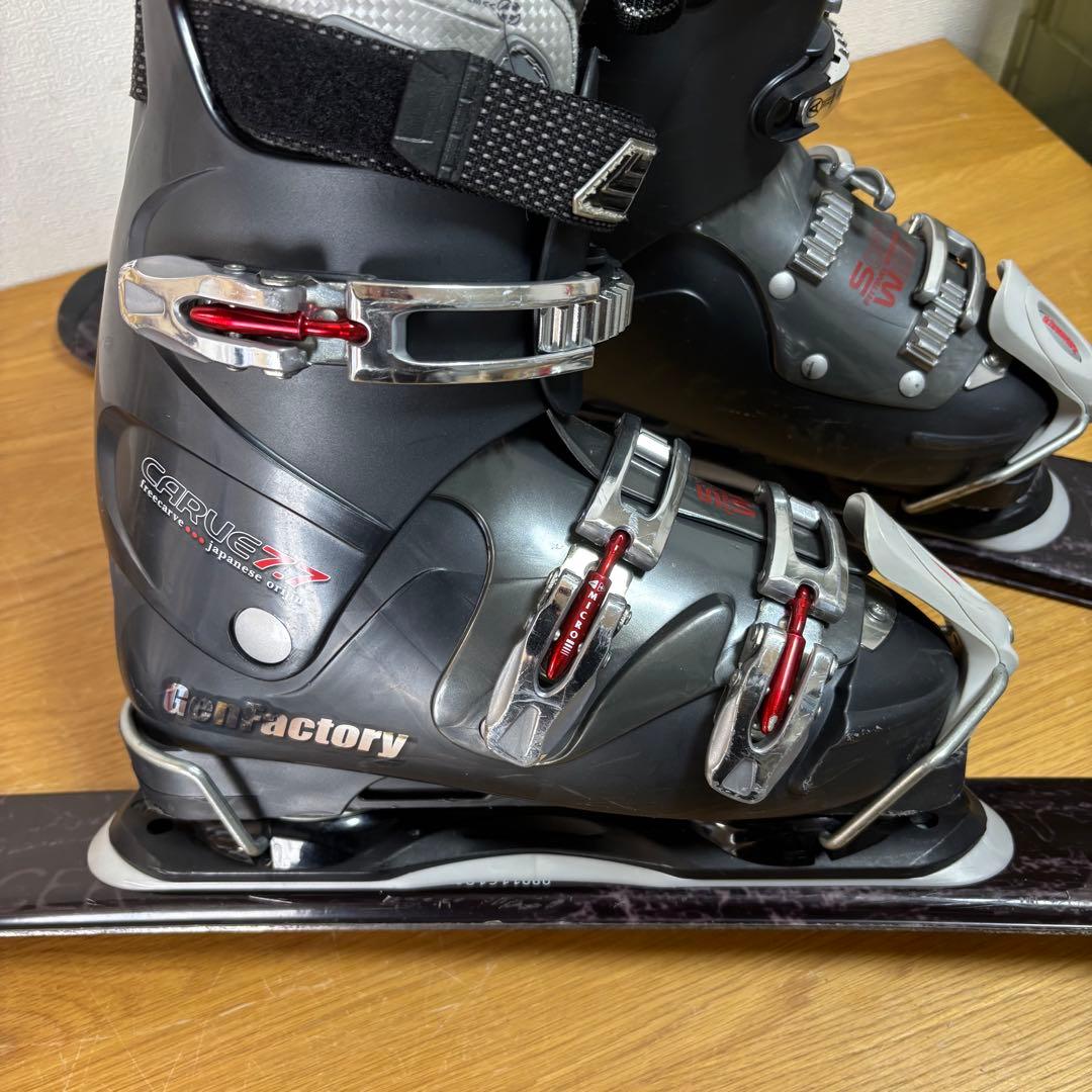 メンズ　ショートスキー　ファンスキーセット　gen 26-26.5cmブーツ付