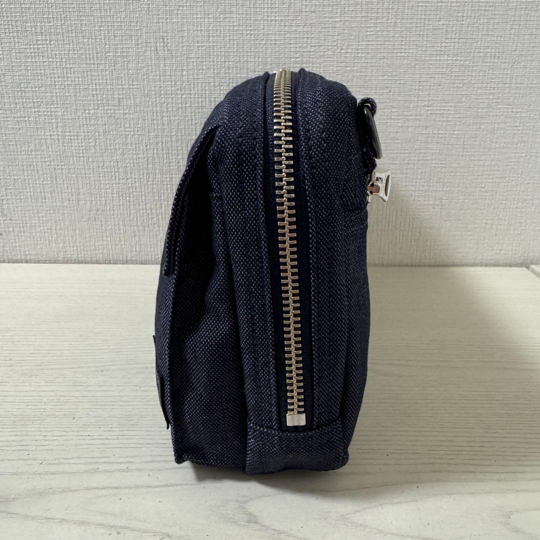 新品同様 ポーター スモーキー　ネイビー 2way ショルダーバッグ　06369