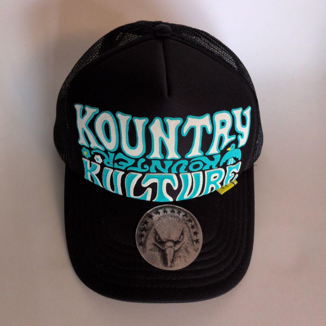 Capital/キャピタル★非売品ノベルティキャップ ブラック/ターコイズ 　F