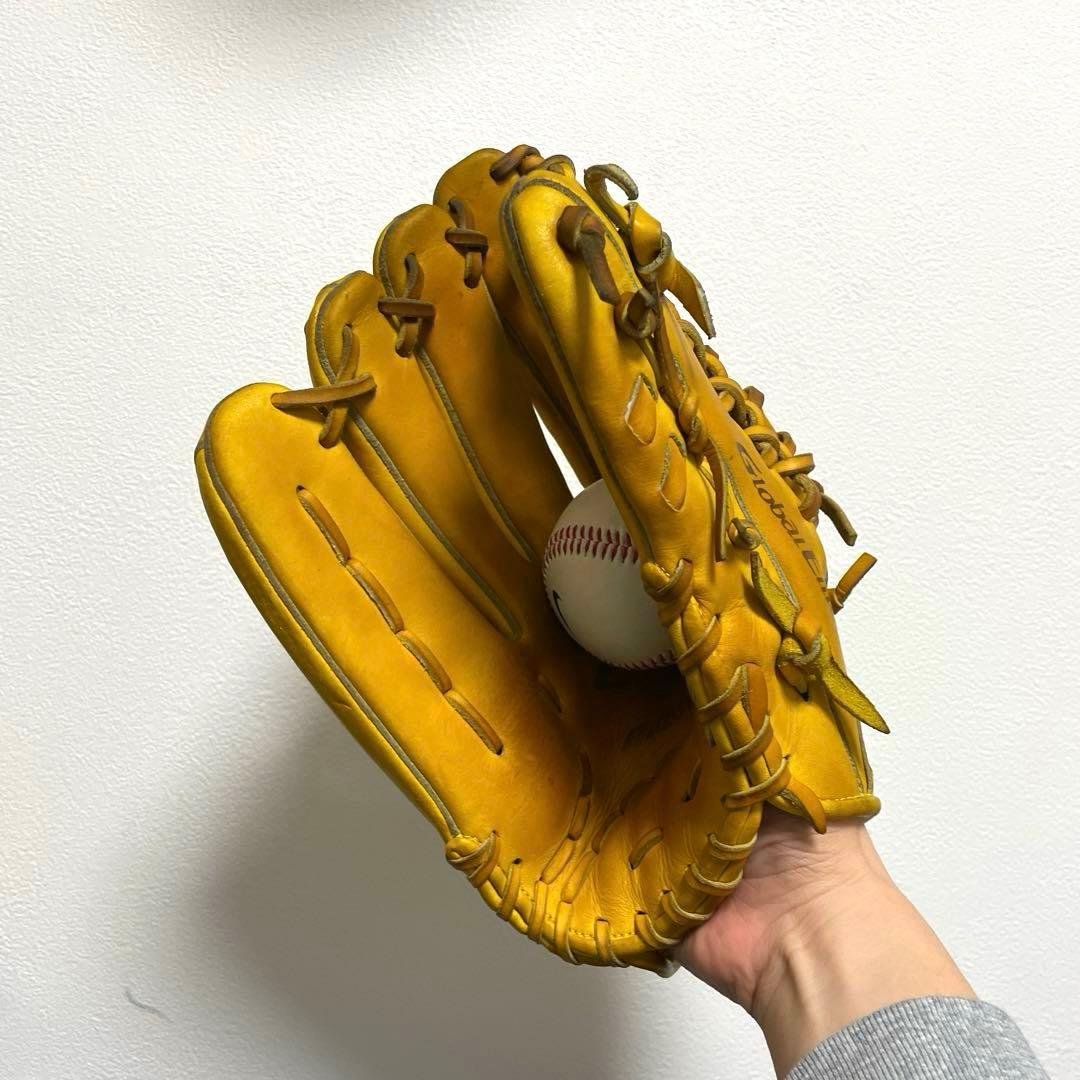 ミズノ グローバルエリート 型抜群 即戦力 軟式　外野手用グローブ 左投げ