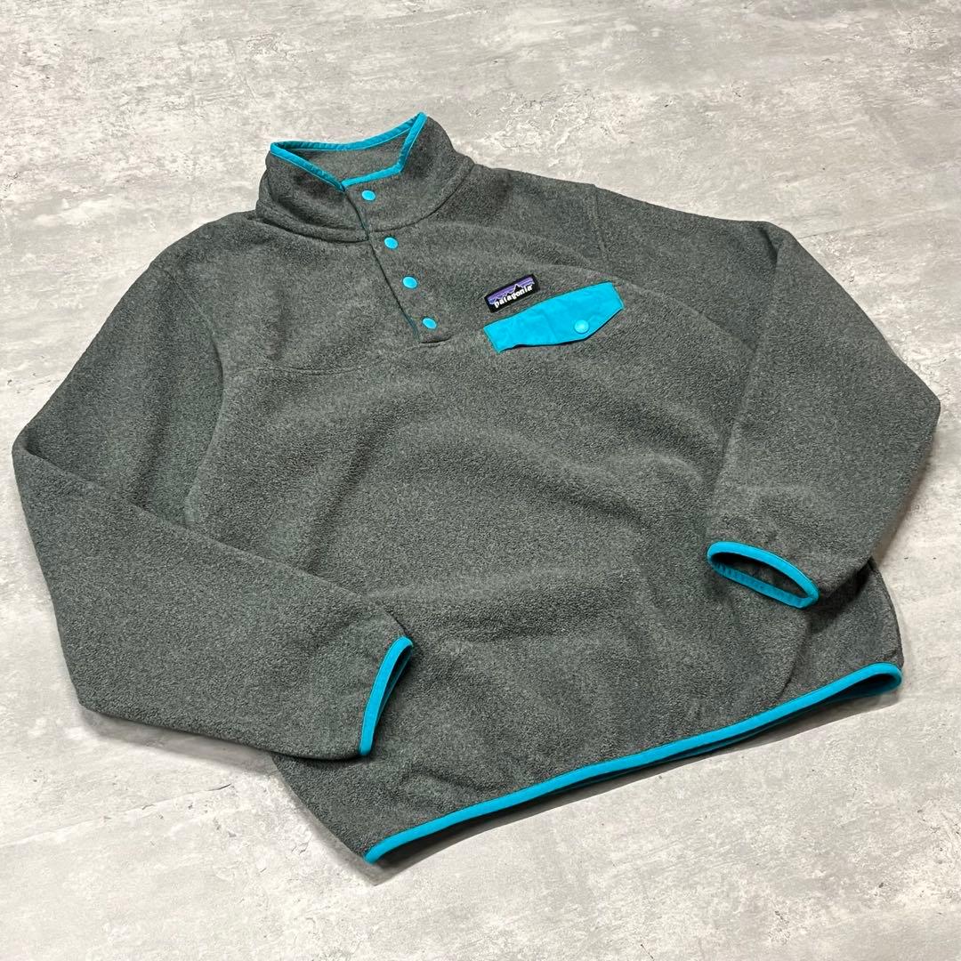 トップス patagonia Fleece SYNCHILLA Snap-T gray