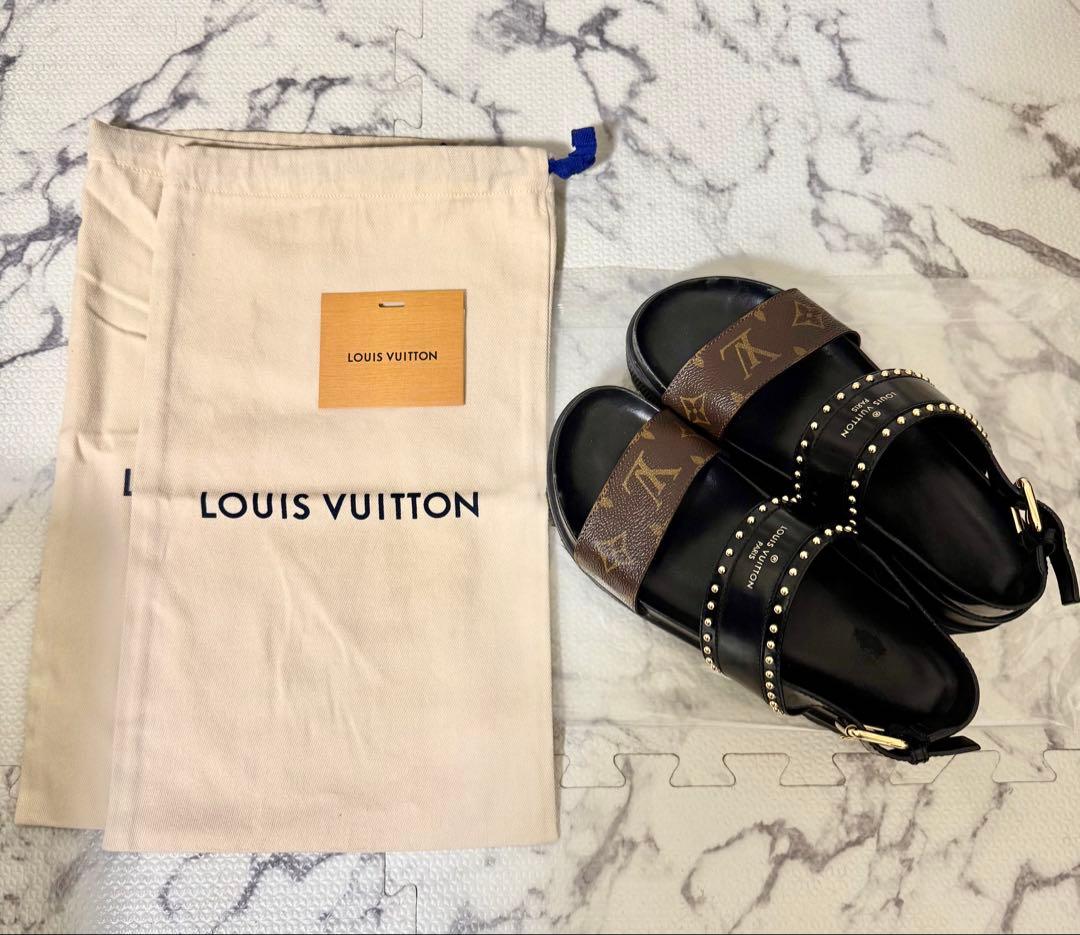 Louis Vuitton ルイヴィトン ローリエートライン 厚底サンダル