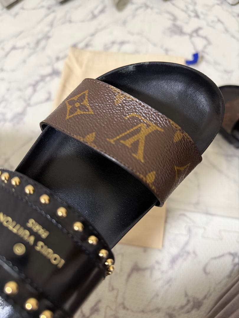 Louis Vuitton ルイヴィトン ローリエートライン 厚底サンダル