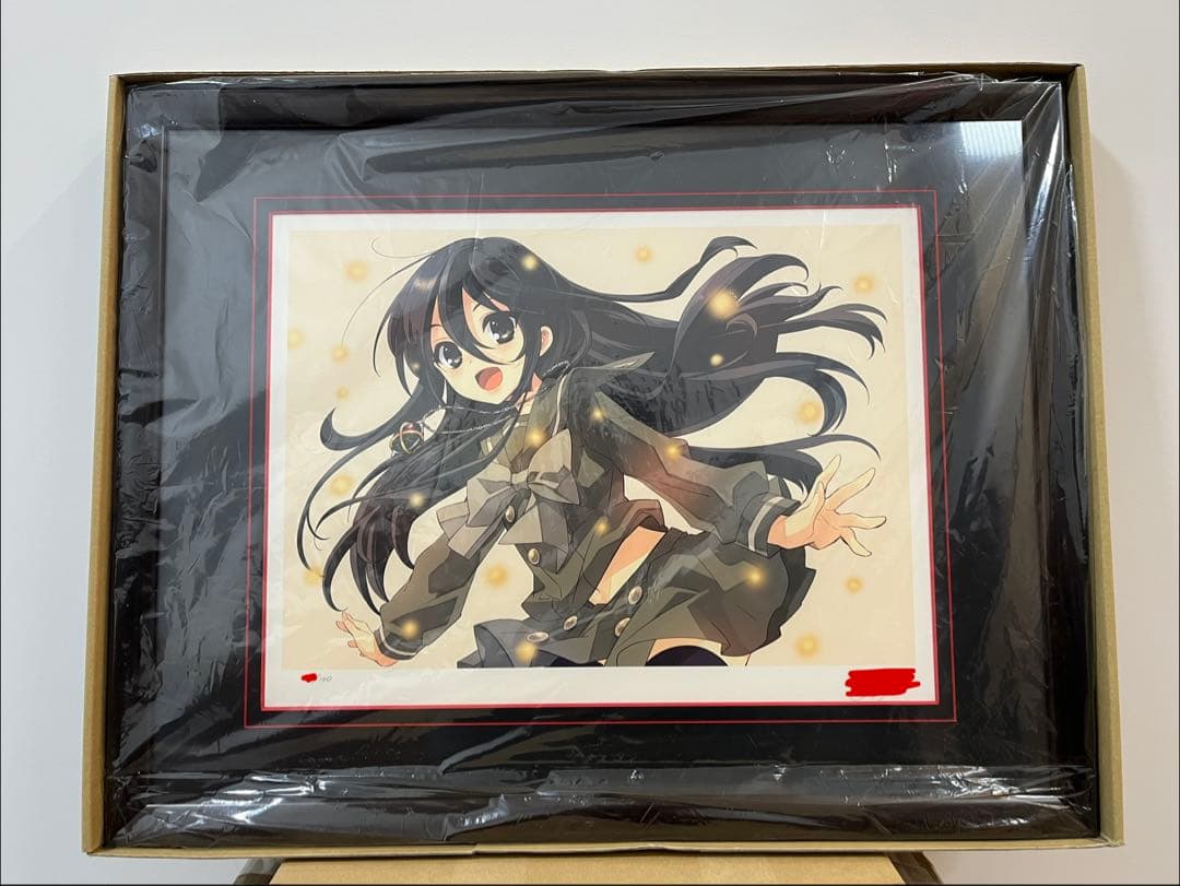 灼眼のシャナ 版画2 複製原画 直筆サイン 10周年 100限定