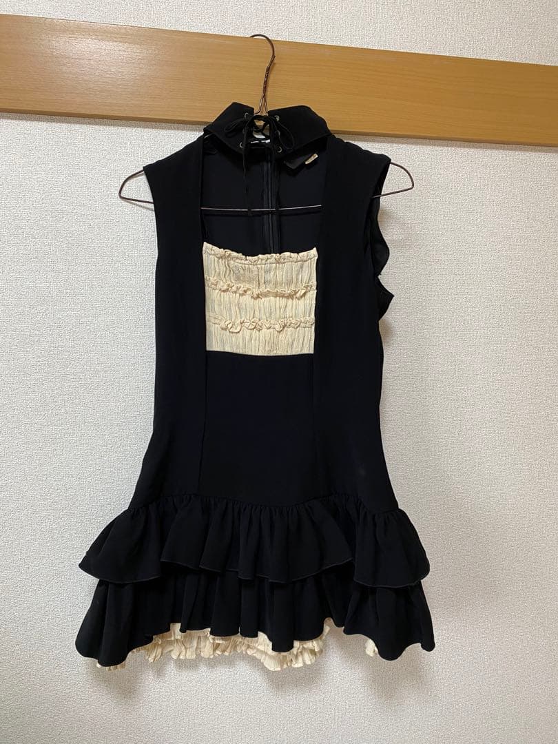 Na+hノースリーブミニワンピース