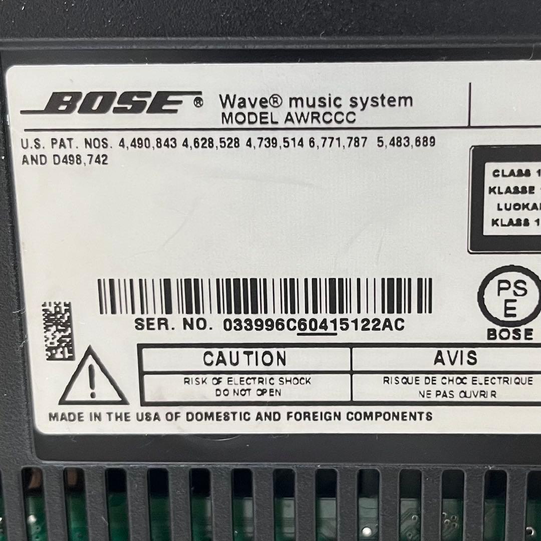 美品 動作OK Bose Wave music system リモコン付き