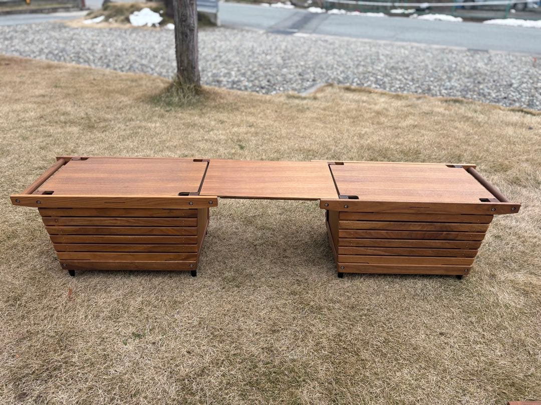 ikiki アウトドア シェルコン ウォルナット 収納ボックス