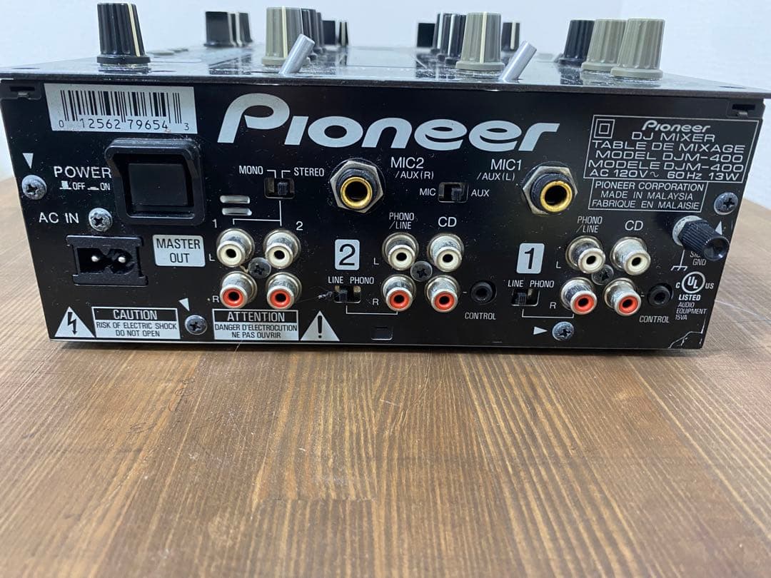 Pioneer DJM-400 2チャンネル ミキサー 中古