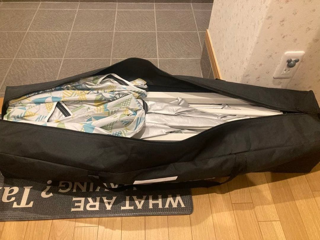 【ビス】FIELDOOR ワンタッチタープテント シェード 収納バッグ付