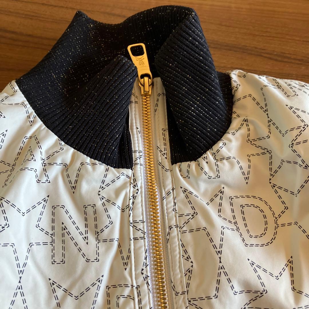 マークアンドロナ　ジャケット　白　S ゴルフ　上着　フリース