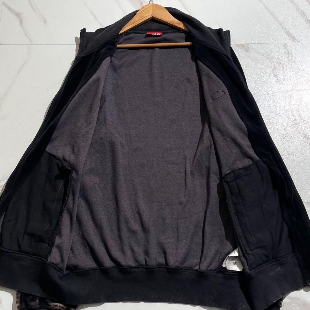 美品 23AW✨DIESEL S-RABAND ベロア トラックジャケット