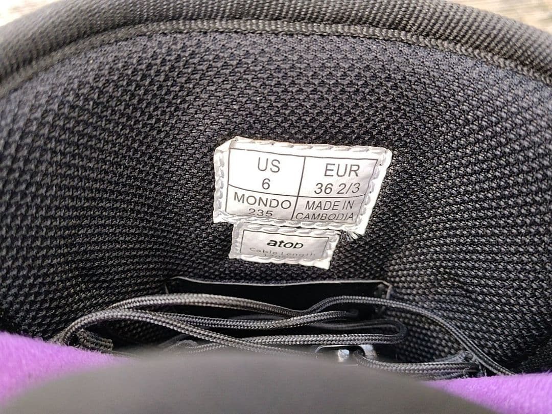 ジュニアスノーボード3点セット SPOON 135 ビン BOAブーツ 23.5