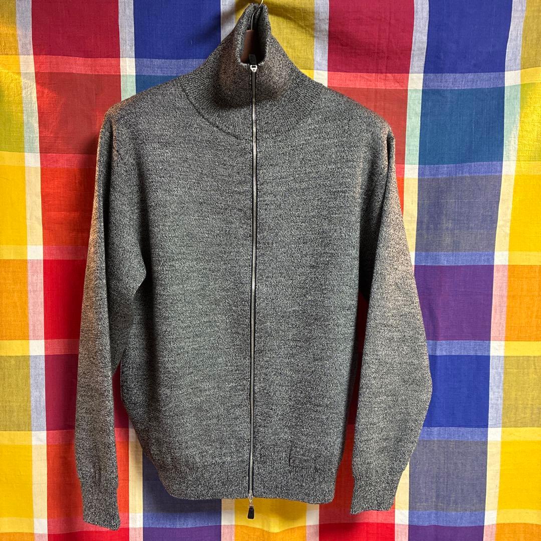 <BATONER×U,A別注>ダブルフェイスドライバーズニット　3