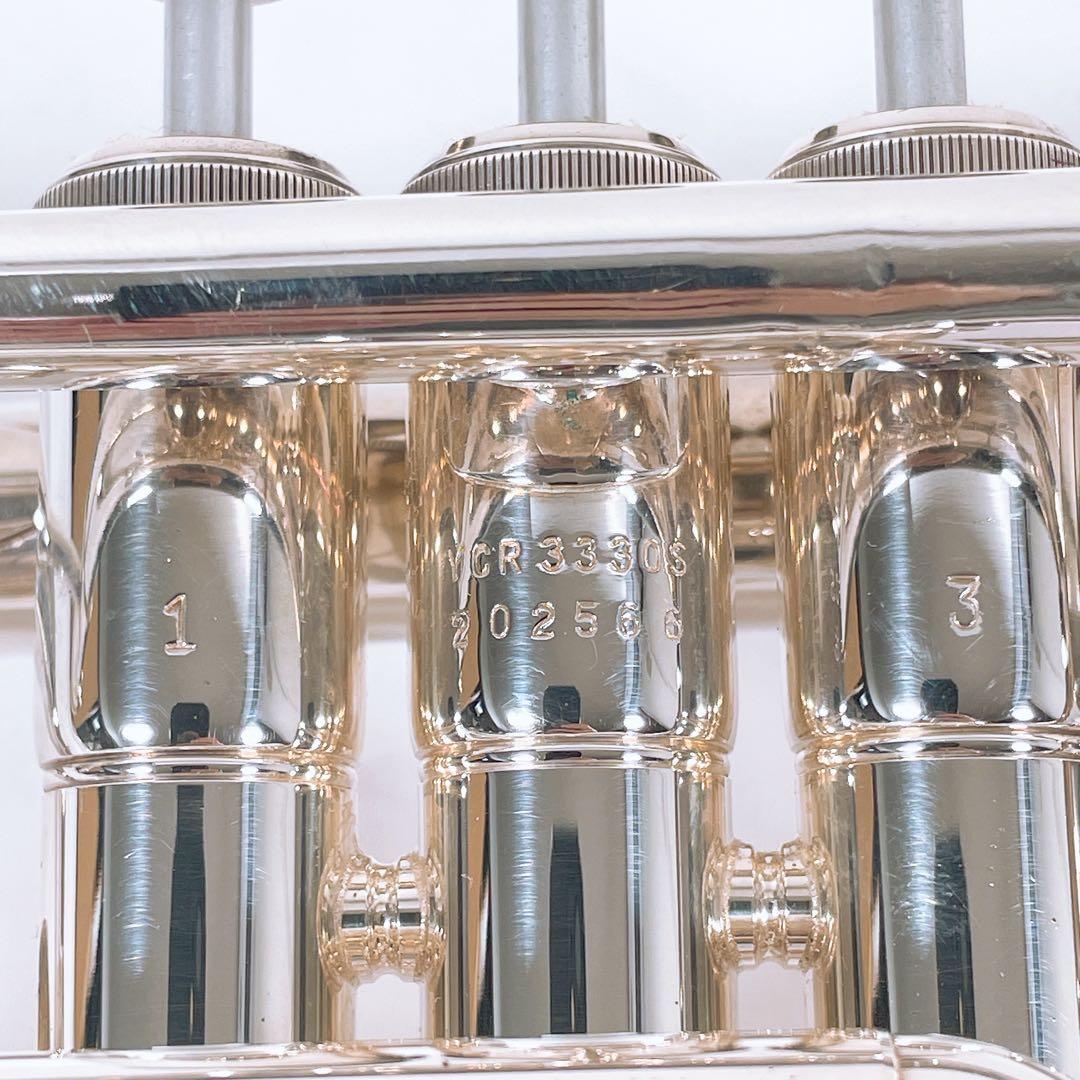 【美品】YAMAHA YCR-3330S シルバーコルネット