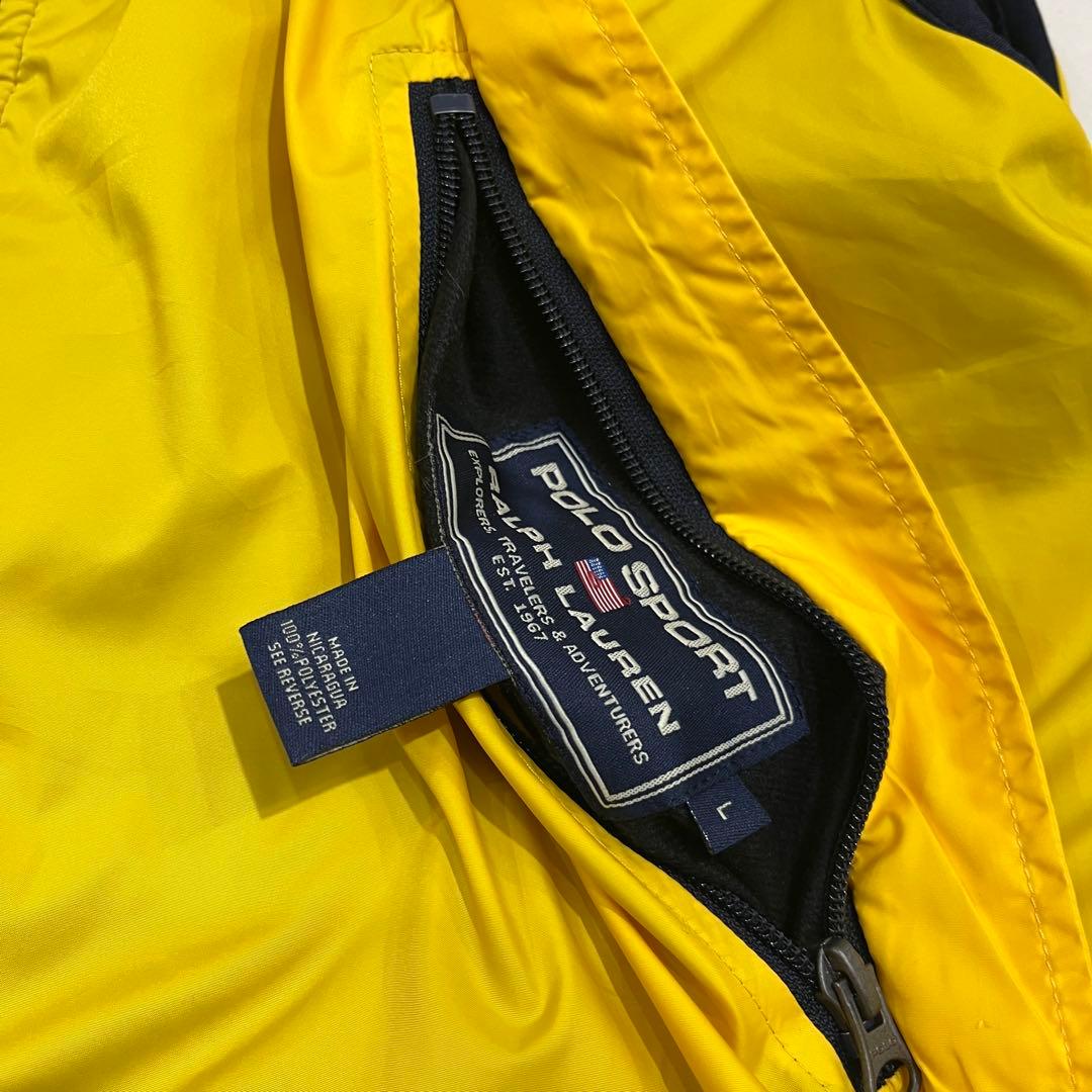 美品 90s ポロスポーツ フリース リバーシブル ベスト ラルフローレン