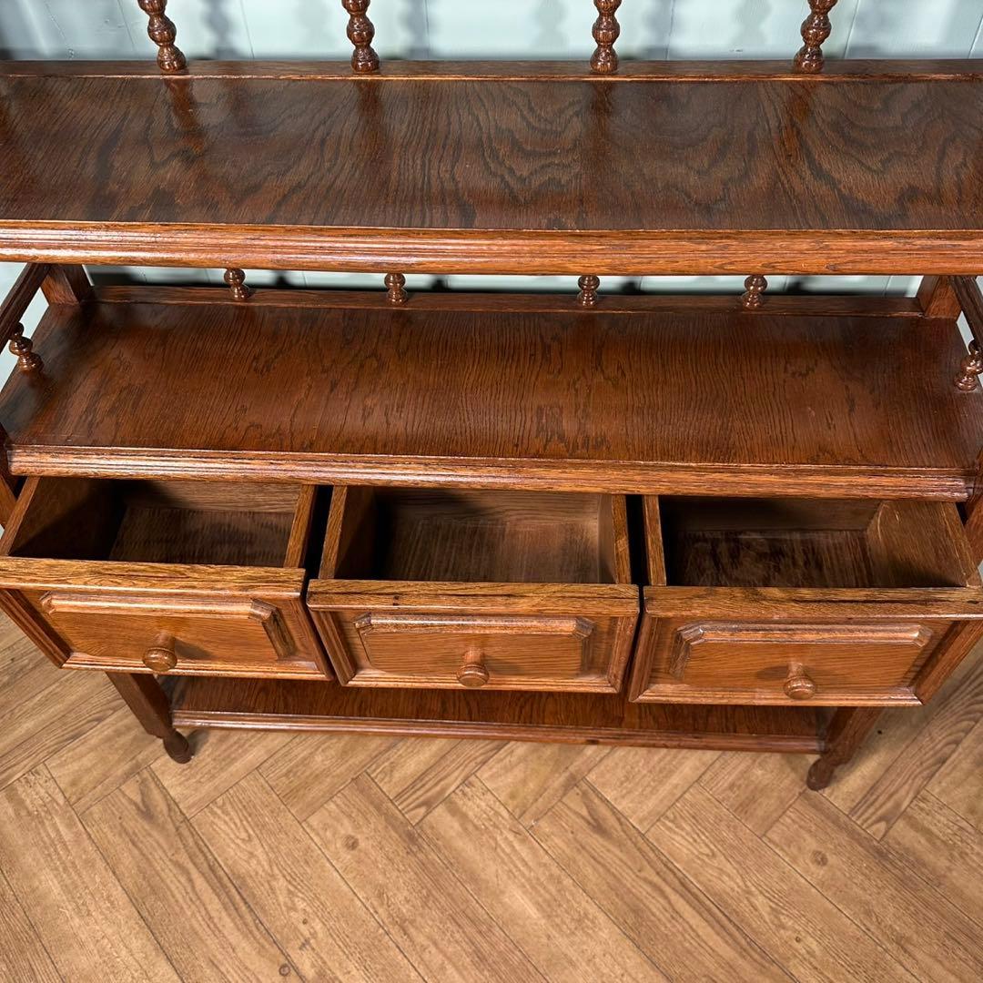 英国ヴィンテージ 飾り棚 カップボード シェルフ