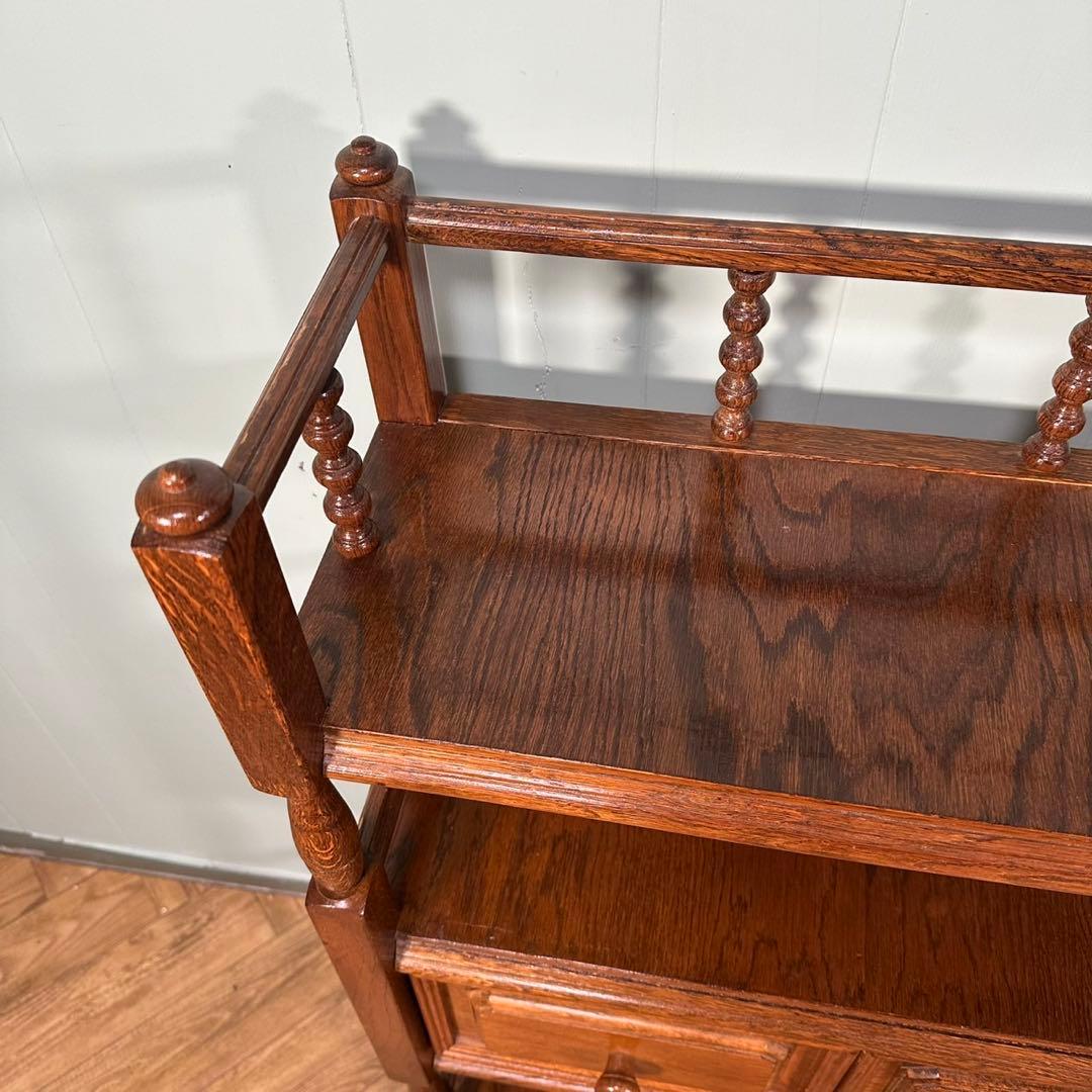 英国ヴィンテージ 飾り棚 カップボード シェルフ