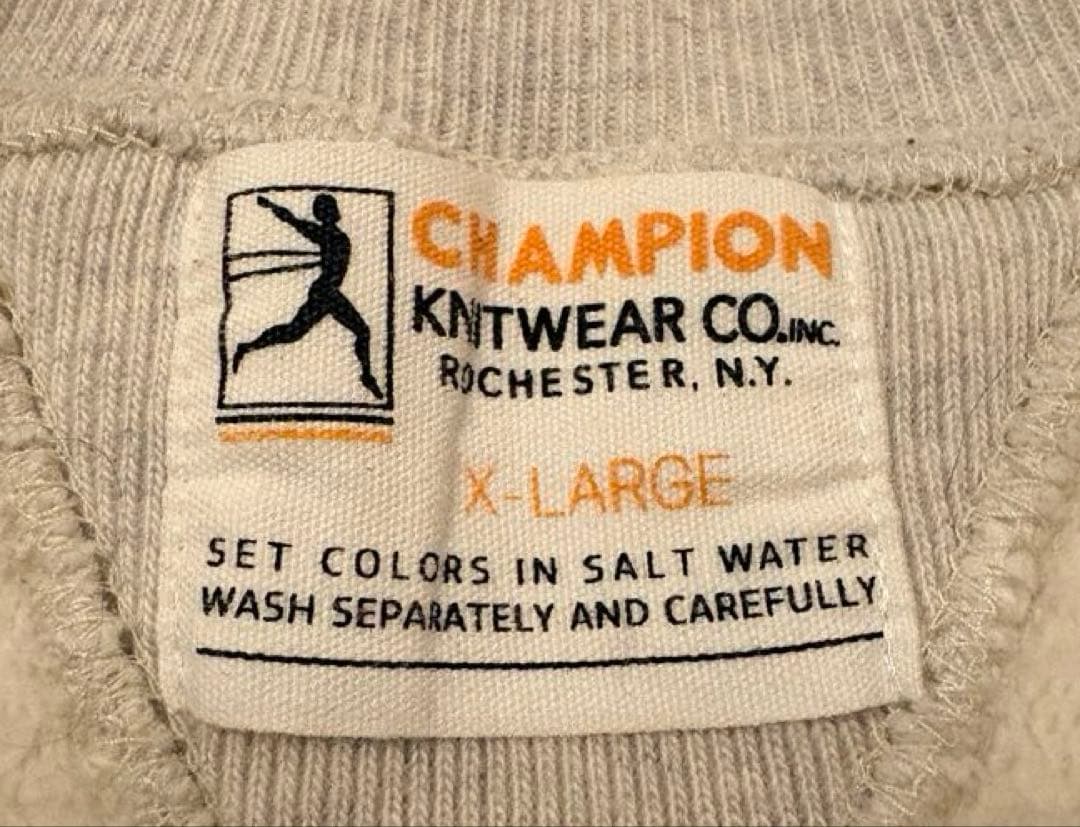 Championスウェット1stパテントモデル TRUE TO ARCHIVES