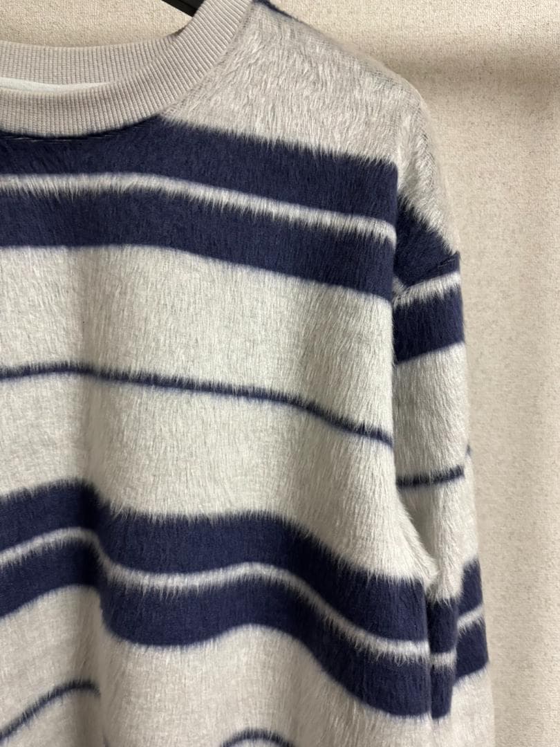 [サイズM]25AW RADIALL ラディアル シャギーボーダーL/S