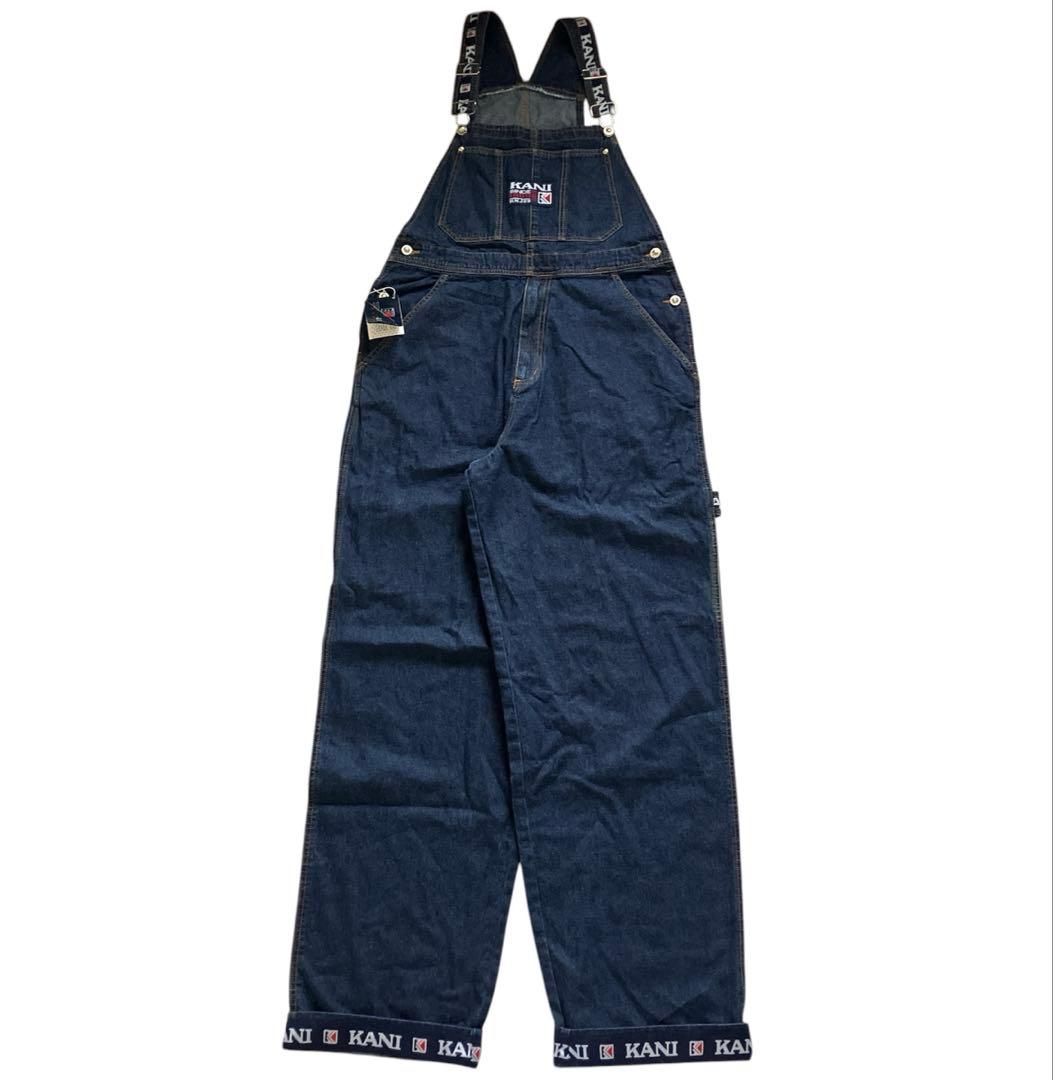 新品 KARL KANI オーバーサイズ リジッドデニム オーバーオール B系