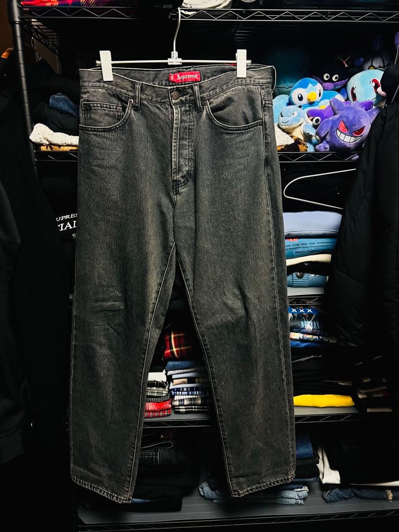 supreme Regular jeans サイズ30 BLACK