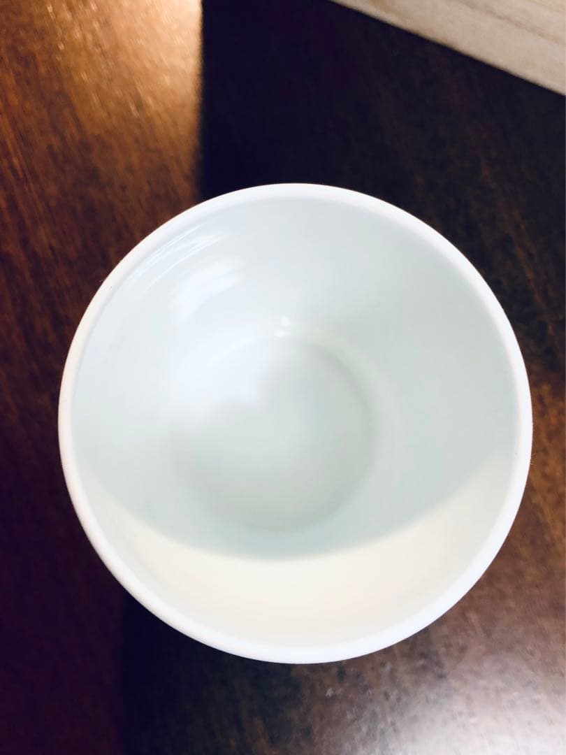 十三代　柿右衛門作　染柿文　湯呑み