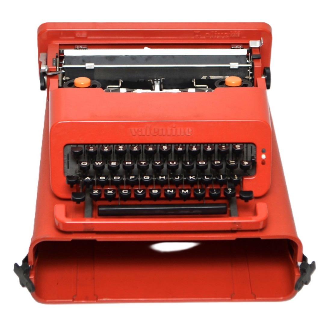 限定品 オリベッティ タイプライター バレンタイン 赤いバケツ Olivetti