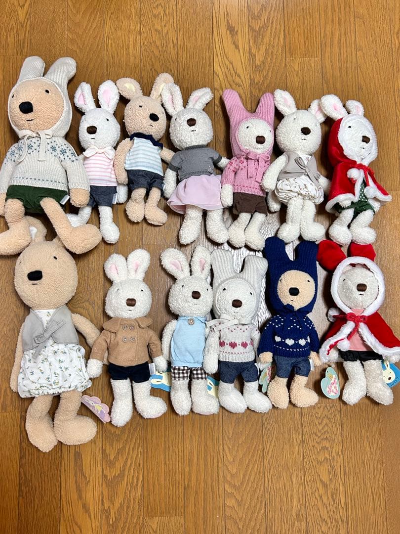 ルシュクル　ぬいぐるみ13体と湯たんぽとカイロケースセット