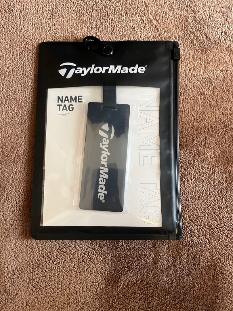 新品未使用TaylorMade スタンドバッグ ネイビー/レッド　ネームタグ付