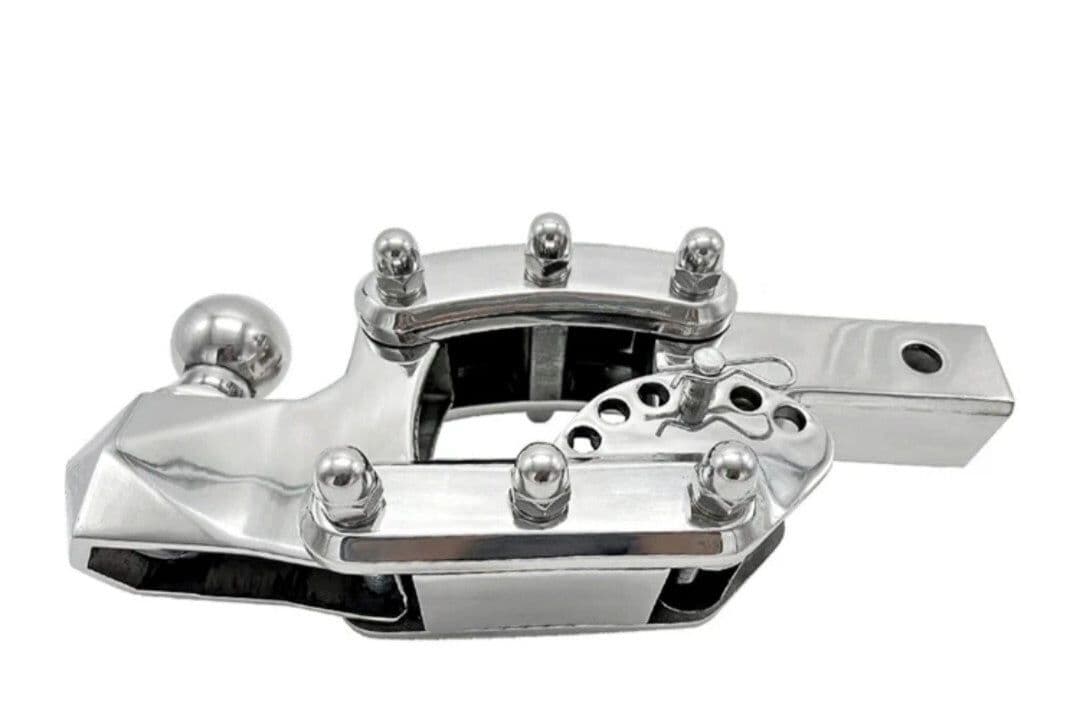 【送料無料】ハマー　H1 H2 H3 ビッグヒッチメンバー　2インチ　メッキ