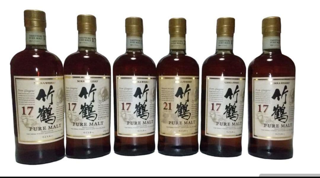 竹鶴21年 竹鶴17年 6本セット ニッカウイスキー