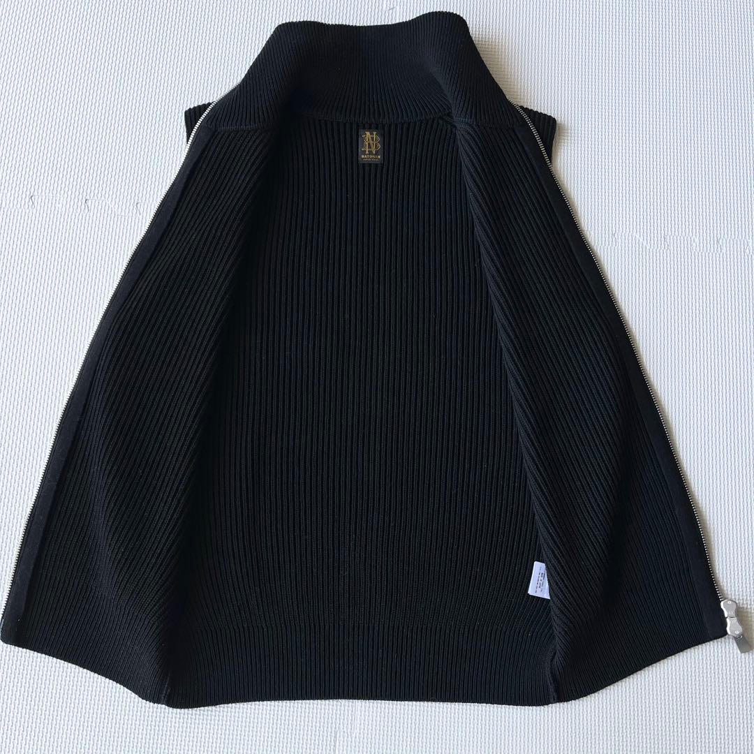 極美品 25AW BATONER ドライバーズニット ベスト 黒 2 ウール
