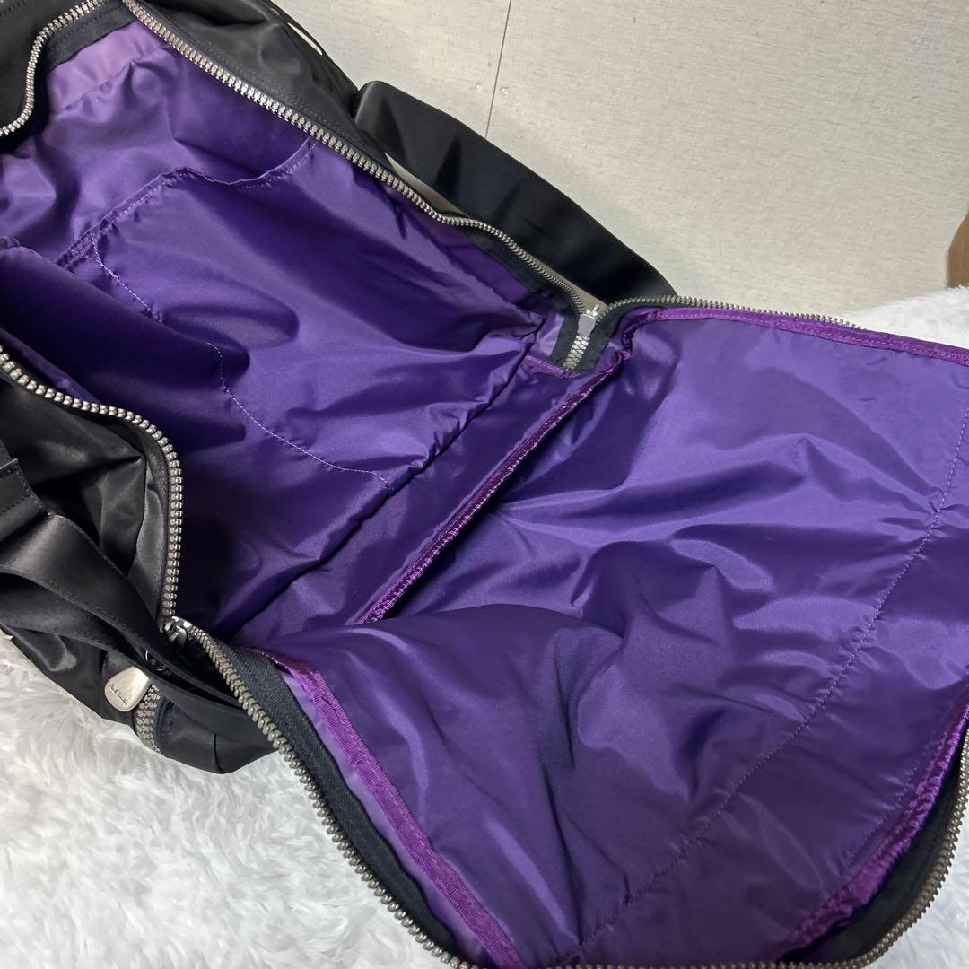 美品　ポールスミス　ボストンバッグ　2way Paul Smith パープル