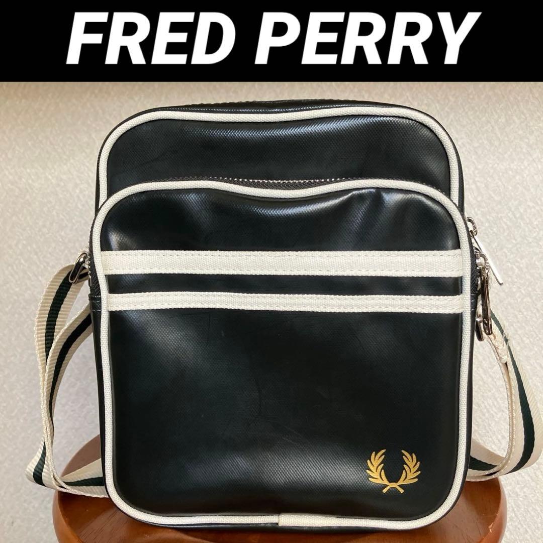 【美品】 FRED PERRY フレッドペリー Classic Side Bag