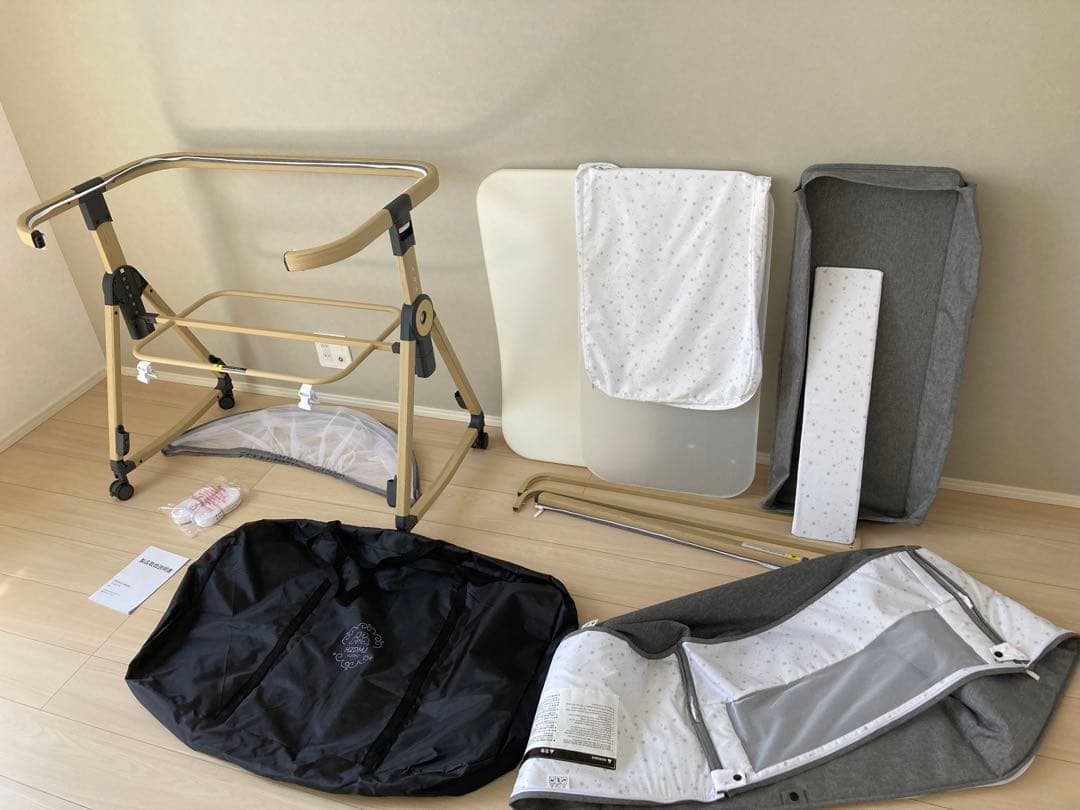 Nijakise ベビーベッド　HZDMJ グレー　2024年購入