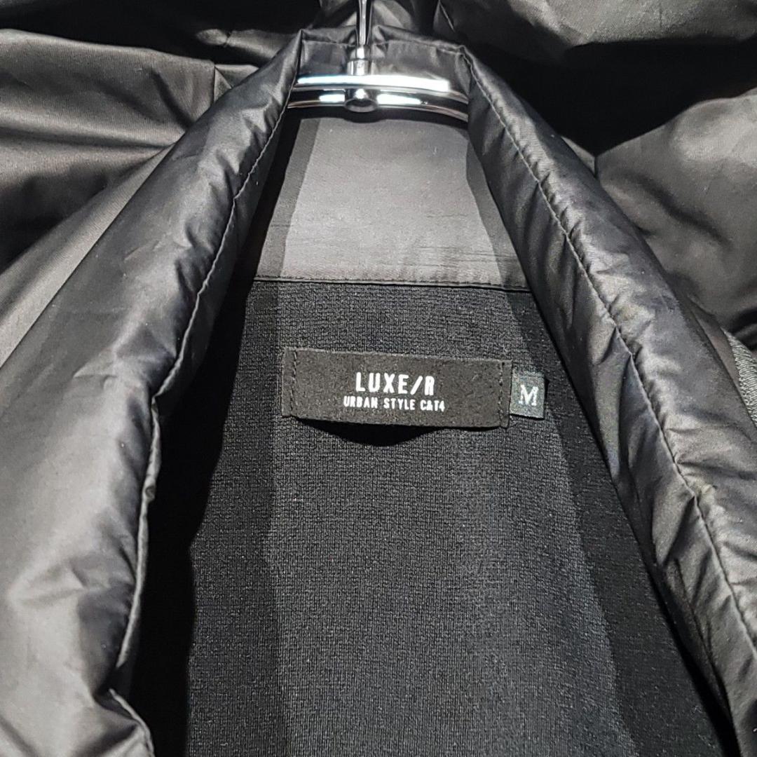 LUXE/R コンビネーション ダウン フード ジャケット M 黒