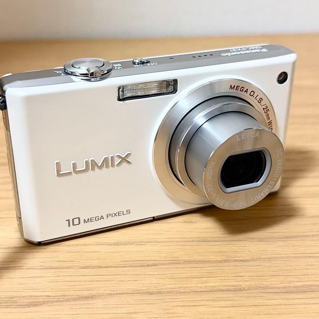 動作確認済Panasonic パナソニック DMC-FX37 デジカメ ホワイト