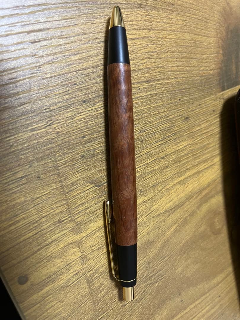 \"ntm\"野原工芸本花梨虎杢新型シャーペン