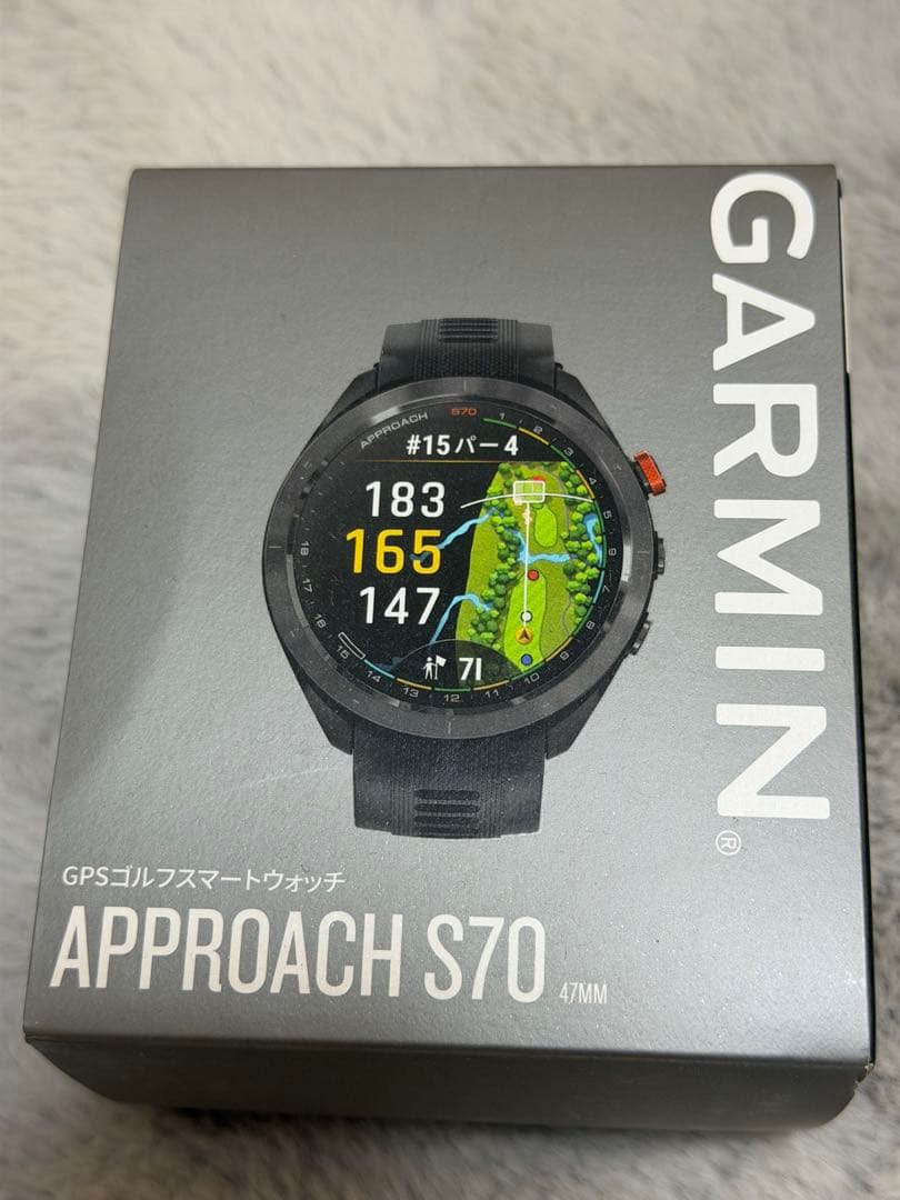 GARMIN APPROACH S70 GPS 47MM （新品換えバンド付き）