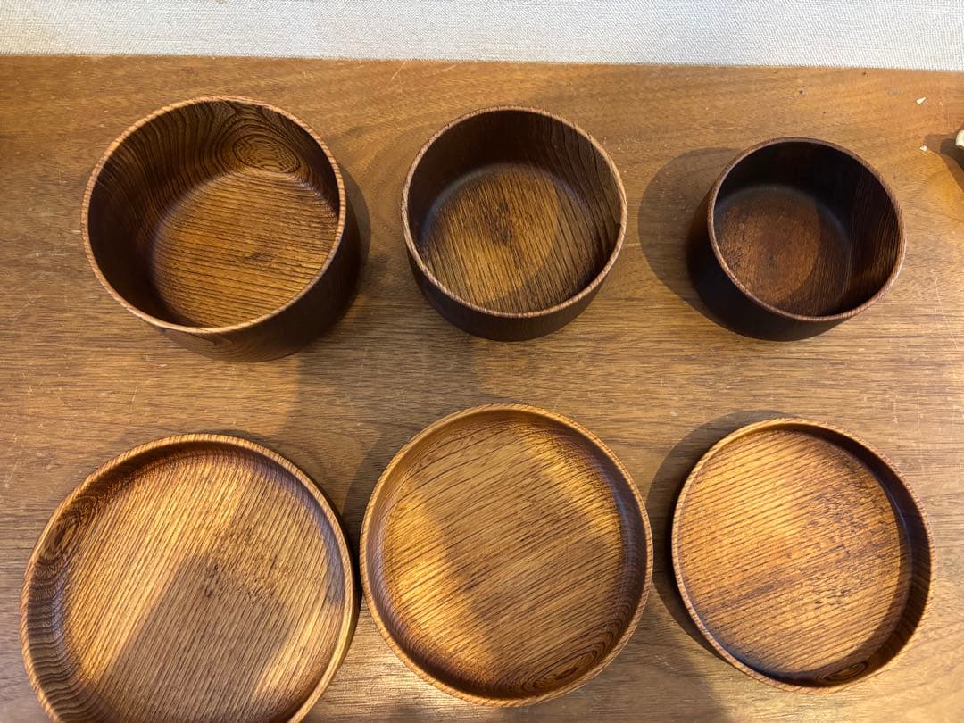 VIVAHDE 山のうつわと山のうつわDISHと3355収納袋のセット　ブラウン